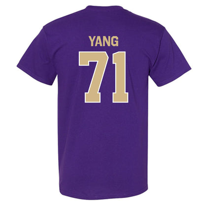 Washington - NCAA Football : Ah Deong Yang - Classic Shersey T-Shirt-1