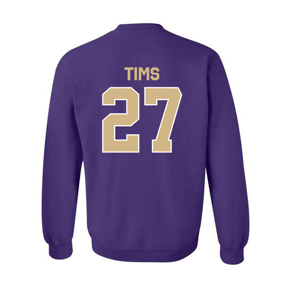 Washington - NCAA Baseball : Justin Tims - Classic Shersey Crewneck Sweatshirt-1