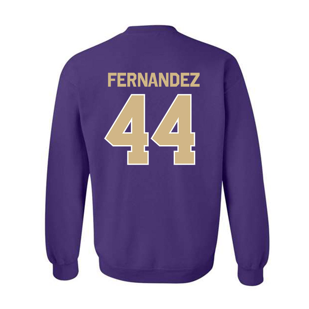 Washington - NCAA Men's Soccer : Gabe Fernandez - Classic Shersey Crewneck Sweatshirt-1