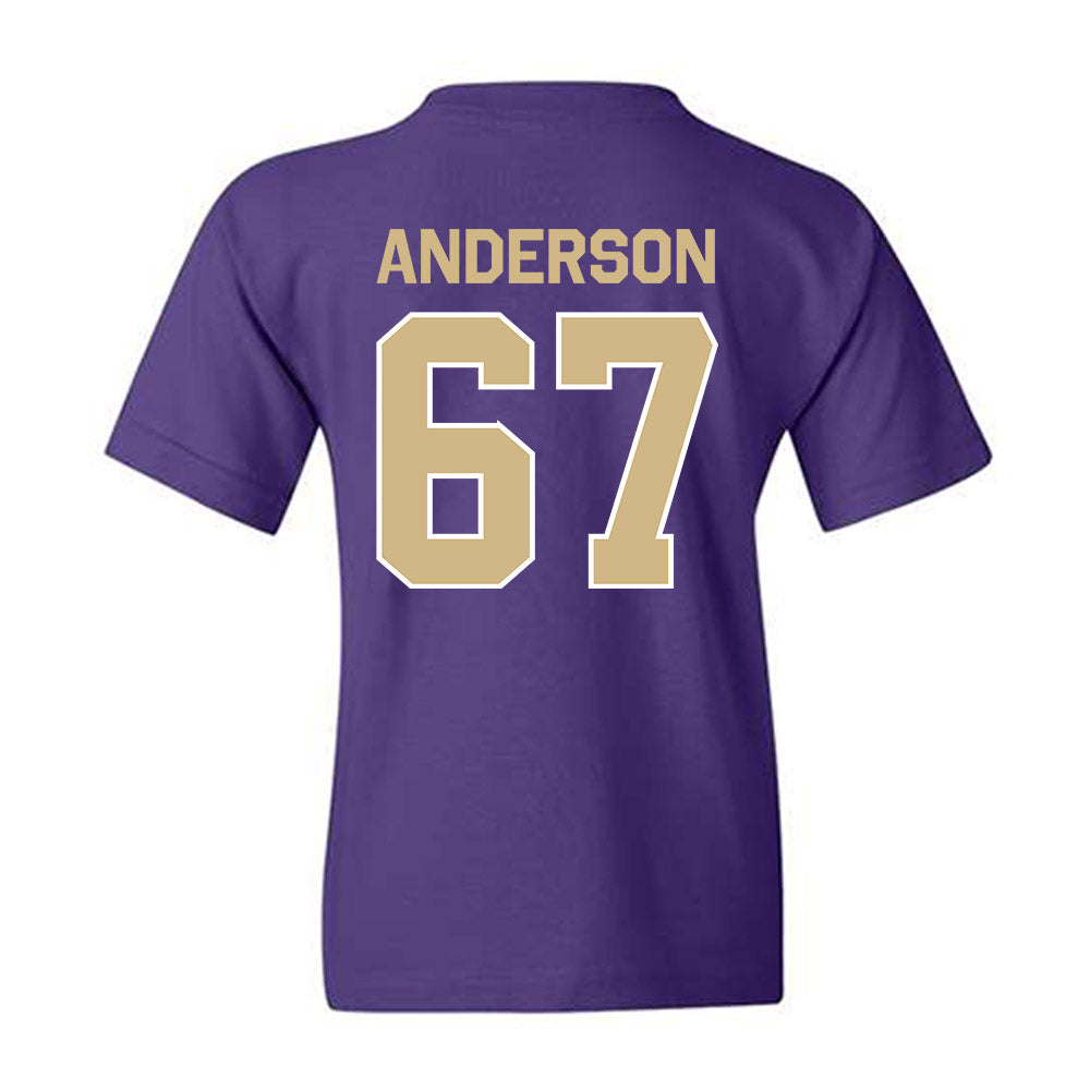 Washington - NCAA Football : Aidan Anderson - Classic Shersey Youth T-Shirt-1