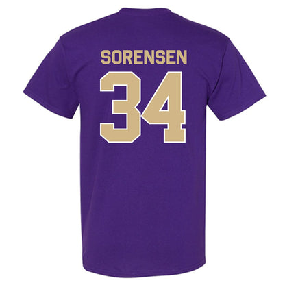 Washington - NCAA Baseball : Noah Sorensen - Classic Shersey T-Shirt-1
