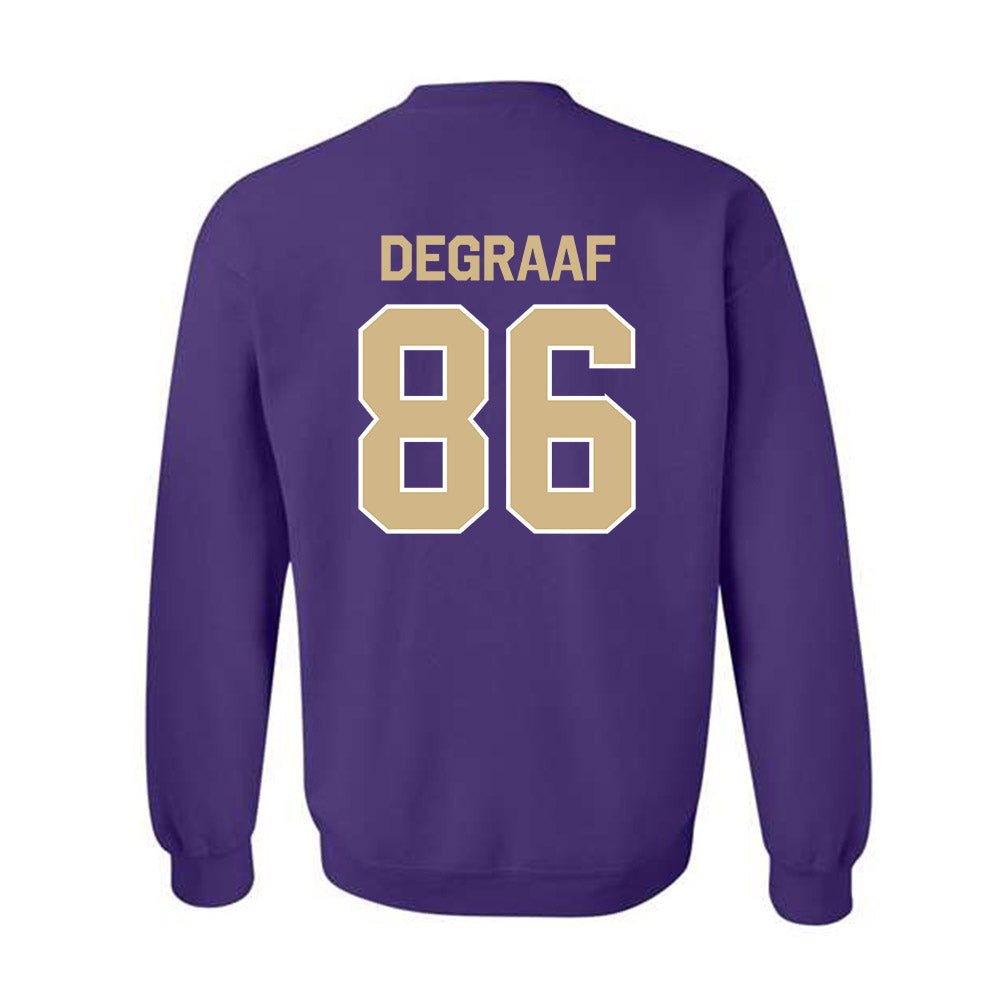 Washington - NCAA Football : Decker DeGraaf - Classic Shersey Crewneck Sweatshirt-1