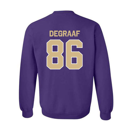 Washington - NCAA Football : Decker DeGraaf - Classic Shersey Crewneck Sweatshirt-1