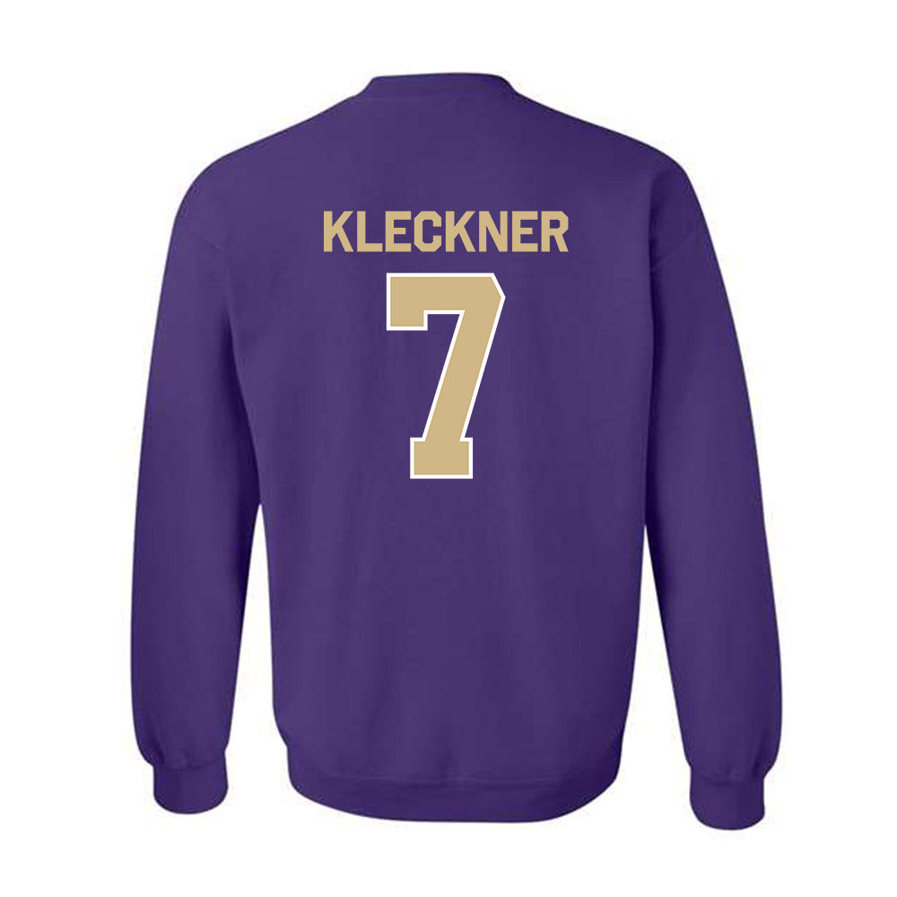 Washington - NCAA Women's Volleyball : Kylie Kleckner - Classic Shersey Crewneck Sweatshirt-1