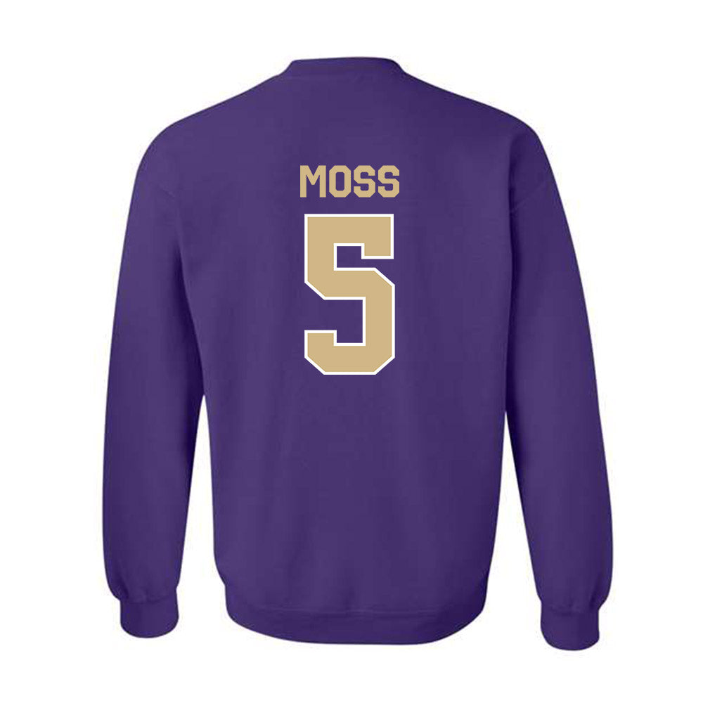 Washington - NCAA Football : Christian Moss - Classic Shersey Crewneck Sweatshirt-1