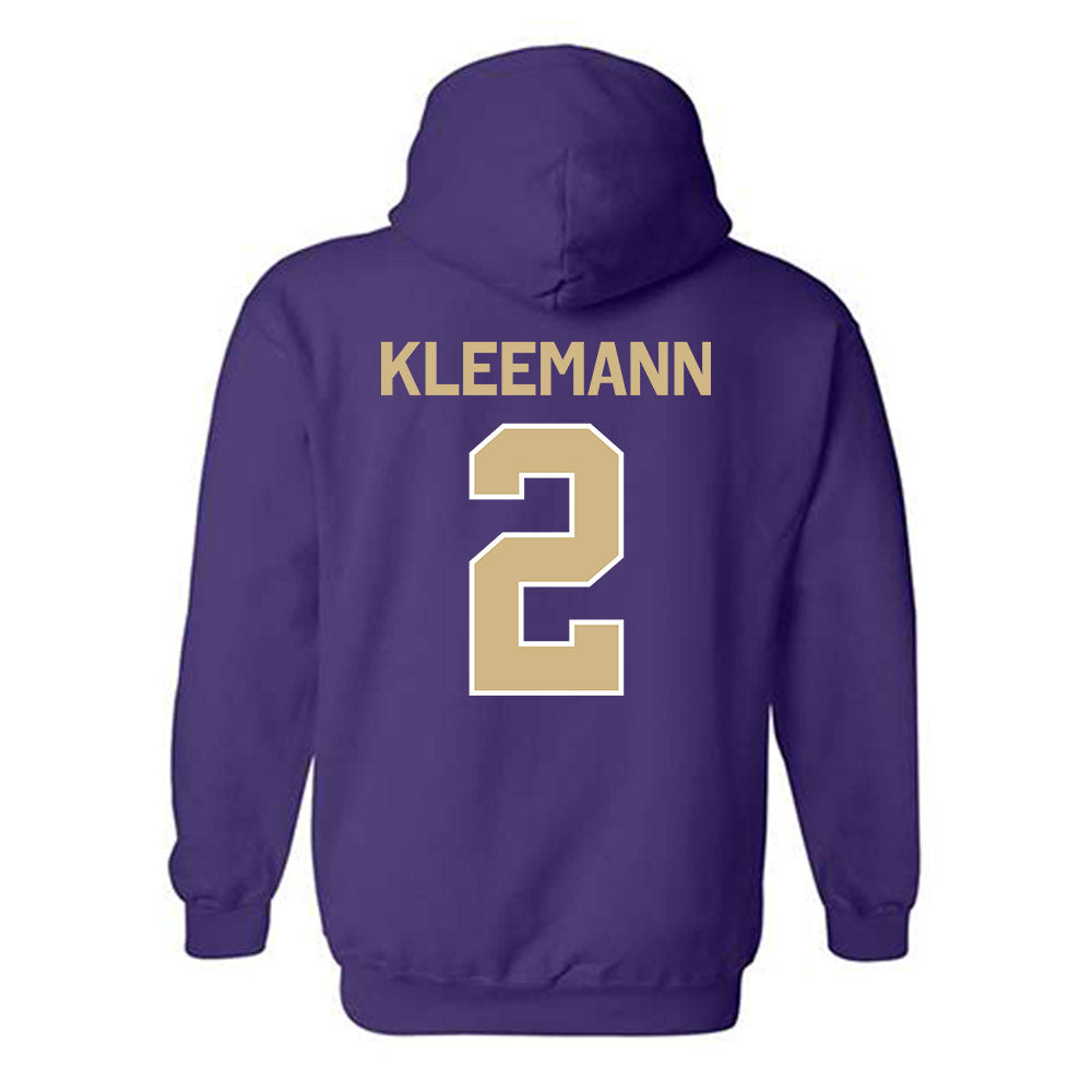 Washington - NCAA Men's Soccer : Philip Kleemann - Classic Shersey Hooded Sweatshirt-1