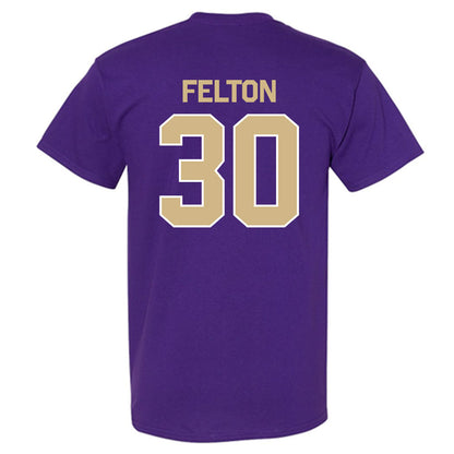 Washington - NCAA Men's Soccer : Jaeger Felton - Classic Shersey T-Shirt-1