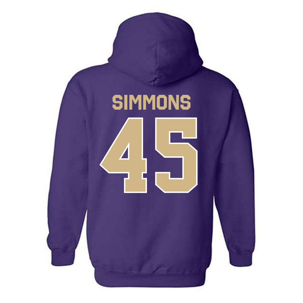 Washington - NCAA Football : Austin Simmons - Classic Shersey Hooded Sweatshirt-1