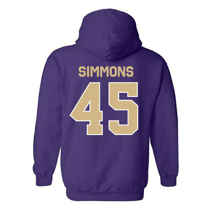 Washington - NCAA Football : Austin Simmons - Classic Shersey Hooded Sweatshirt-1