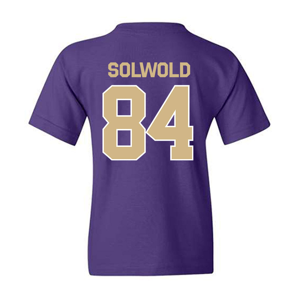 Washington - NCAA Football : Hunter Solwold - Classic Shersey Youth T-Shirt-1