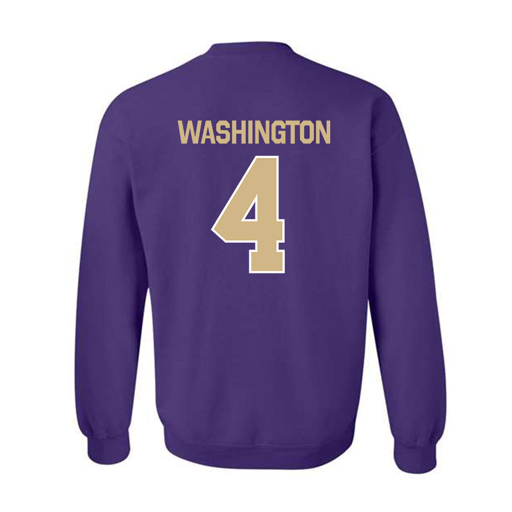 Washington - NCAA Football : Jordan Washington - Classic Shersey Crewneck Sweatshirt-1