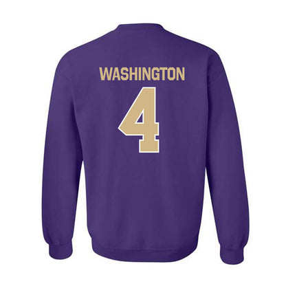 Washington - NCAA Football : Jordan Washington - Classic Shersey Crewneck Sweatshirt-1