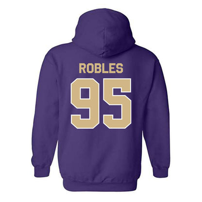 Washington - NCAA Football : Tyler Robles - Classic Shersey Hooded Sweatshirt-1