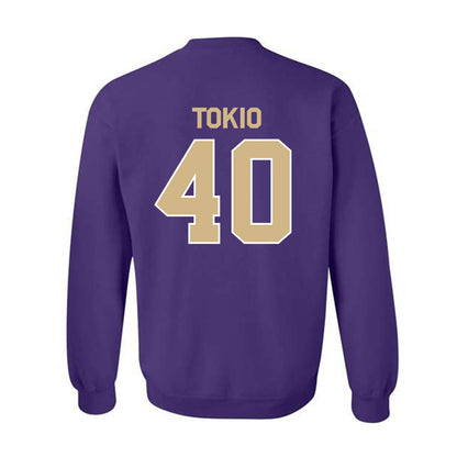 Washington - NCAA Football : Ezaya Tokio - Classic Shersey Crewneck Sweatshirt-1