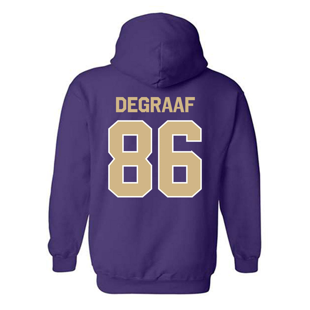 Washington - NCAA Football : Decker DeGraaf - Classic Shersey Hooded Sweatshirt-1