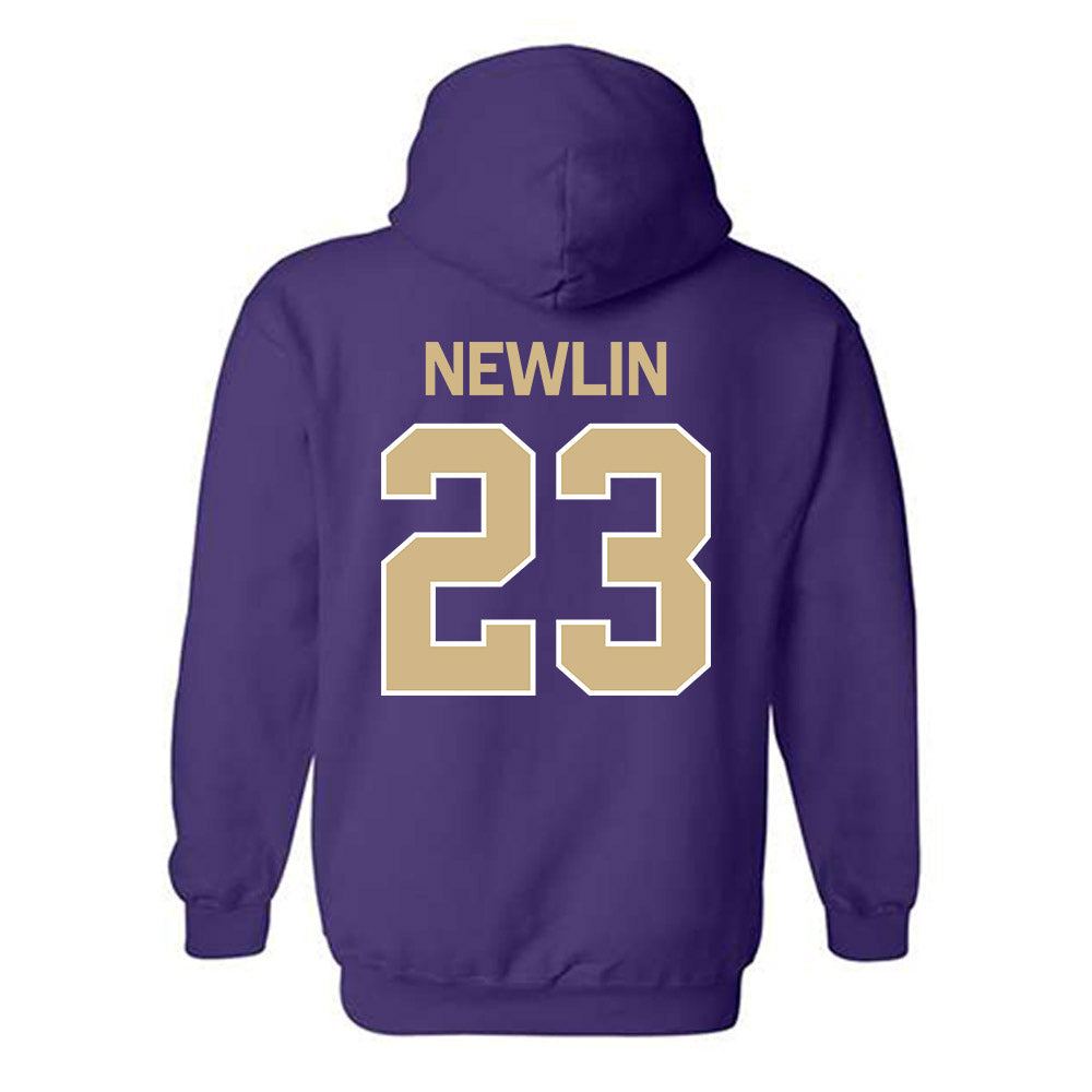 Washington - NCAA Women's Soccer : Lucy Newlin - Classic Shersey Hooded Sweatshirt-1