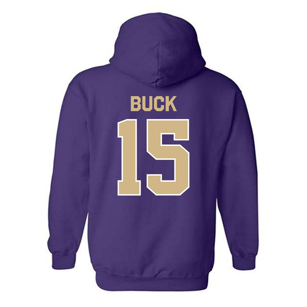 Washington - NCAA Women's Soccer : Alex Buck - Classic Shersey Hooded Sweatshirt-1