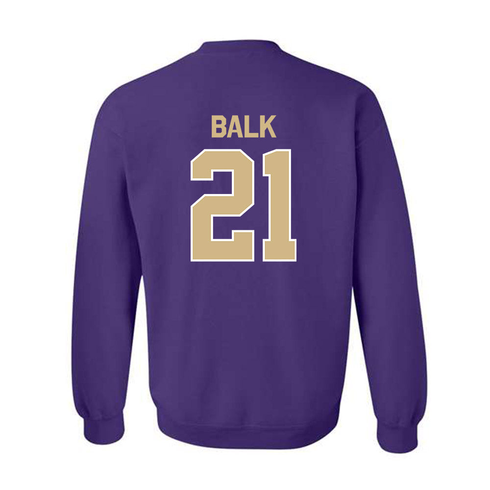 Washington - NCAA Softball : Madi Balk - Classic Shersey Crewneck Sweatshirt-1