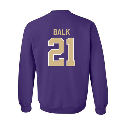 Washington - NCAA Softball : Madi Balk - Classic Shersey Crewneck Sweatshirt-1