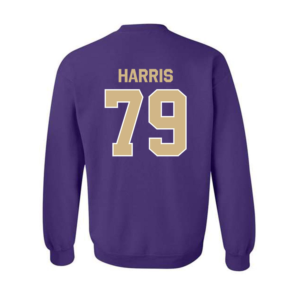 Washington - NCAA Football : Dominic Harris - Classic Shersey Crewneck Sweatshirt-1