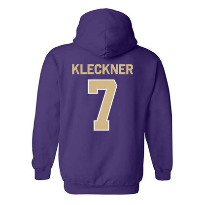 Washington - NCAA Women's Volleyball : Kylie Kleckner - Classic Shersey Hooded Sweatshirt-1