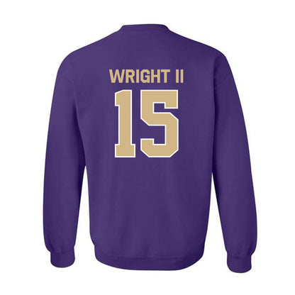 Washington - NCAA Football : Rahim Wright II - Classic Shersey Crewneck Sweatshirt-1