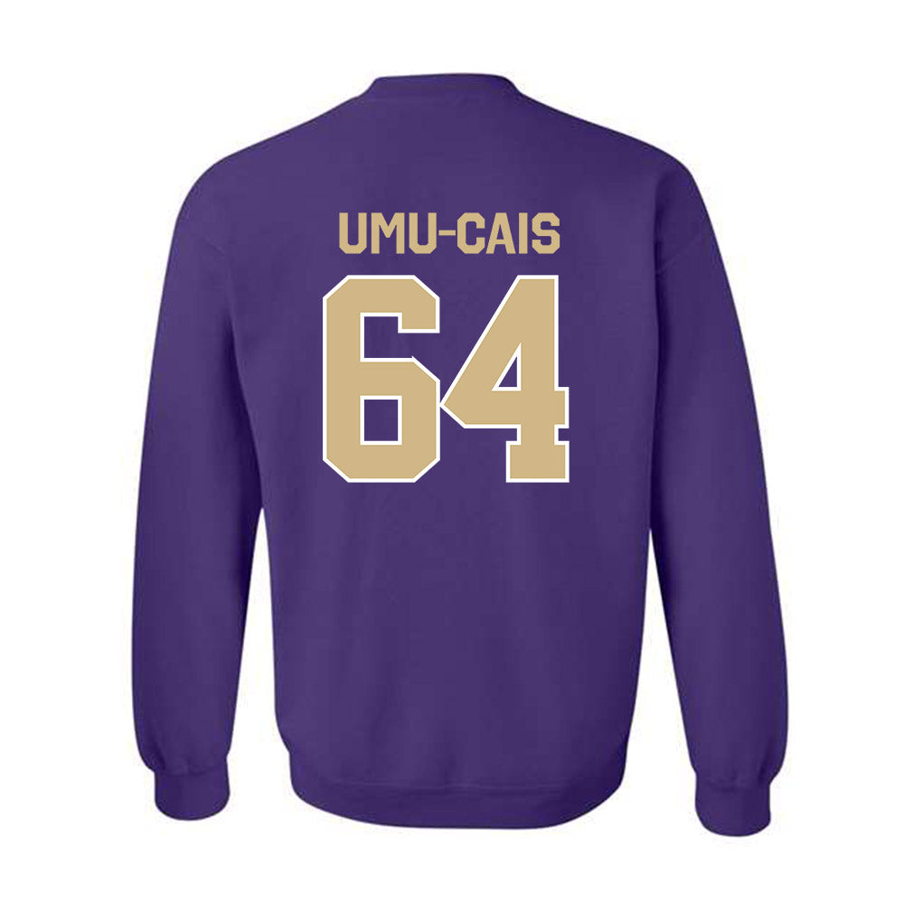 Washington - NCAA Football : Tufanua Umu-Cais - Classic Shersey Crewneck Sweatshirt-1