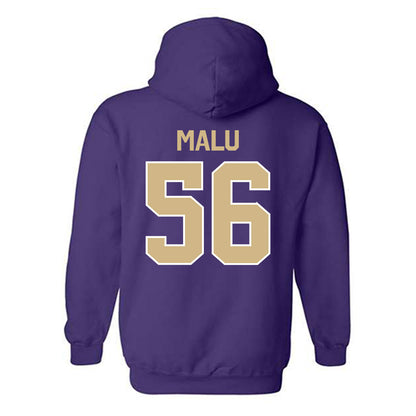 Washington - NCAA Football : Ta'Amilo Malu - Classic Shersey Hooded Sweatshirt-1