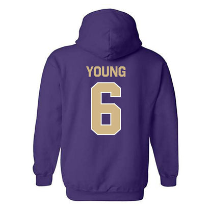 Washington - NCAA Baseball : Landon Young - Classic Shersey Hooded Sweatshirt-1