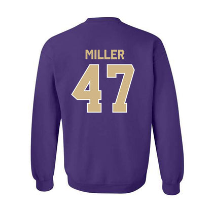 Washington - NCAA Baseball : Jay Miller - Classic Shersey Crewneck Sweatshirt-1