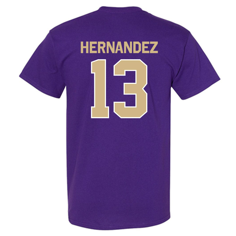 Washington - NCAA Men's Soccer : Kevin Hernandez - Classic Shersey T-Shirt-1