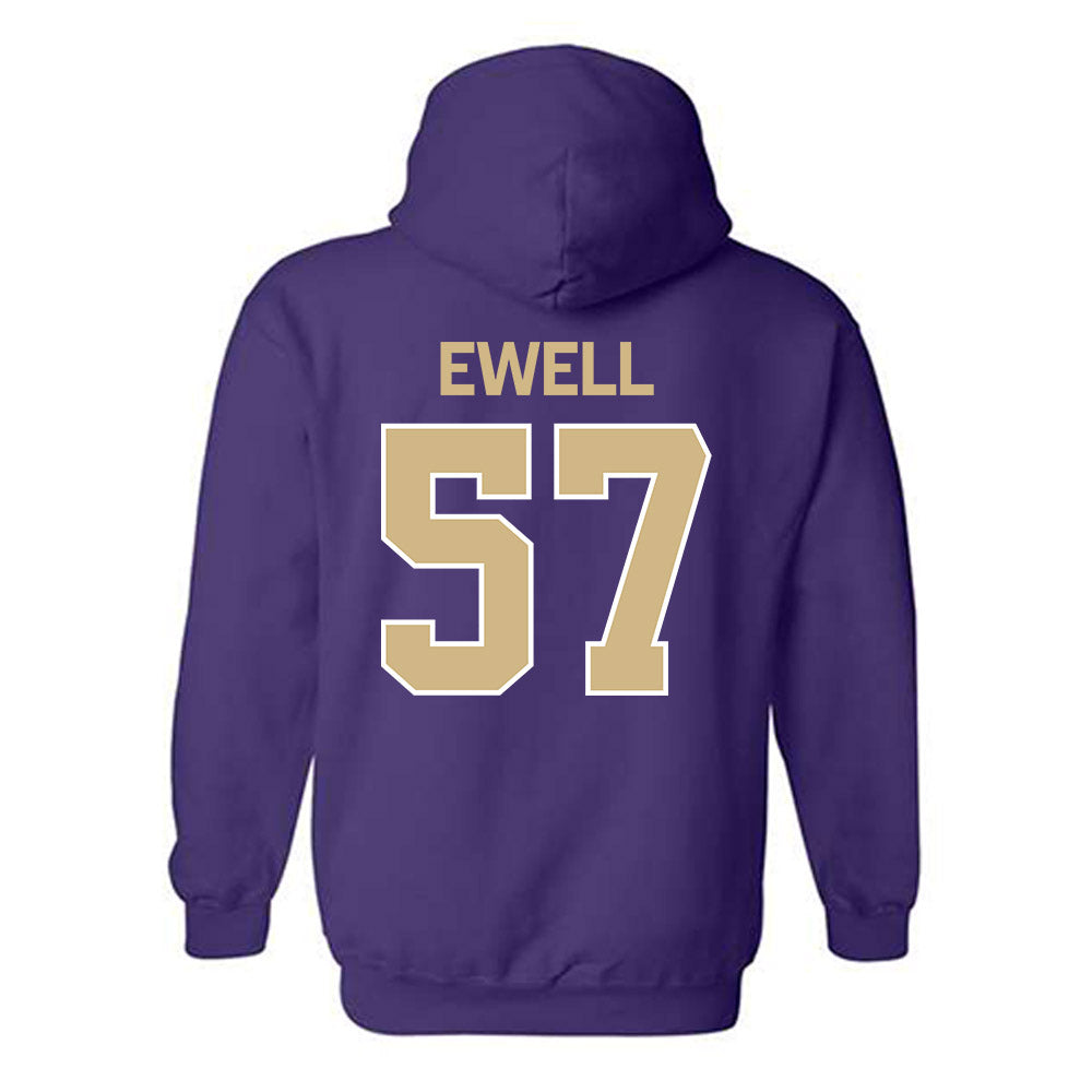 Washington - NCAA Football : Jesse Ewell - Classic Shersey Hooded Sweatshirt-1