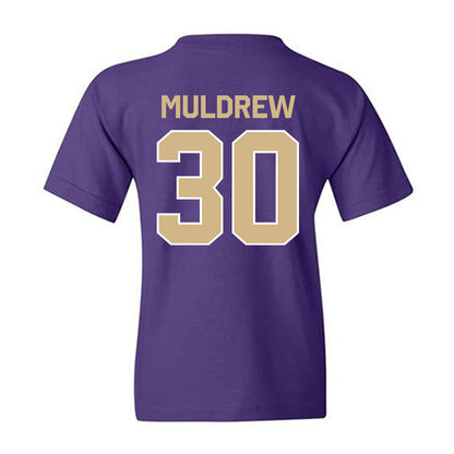 Washington - NCAA Men's Basketball : Courtland Muldrew - Classic Shersey Youth T-Shirt-1
