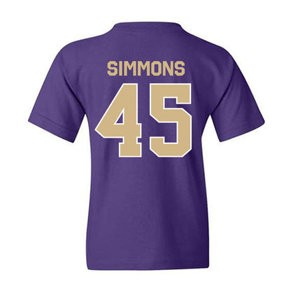 Washington - NCAA Football : Austin Simmons - Classic Shersey Youth T-Shirt-1