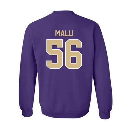 Washington - NCAA Football : Ta'Amilo Malu - Classic Shersey Crewneck Sweatshirt-1