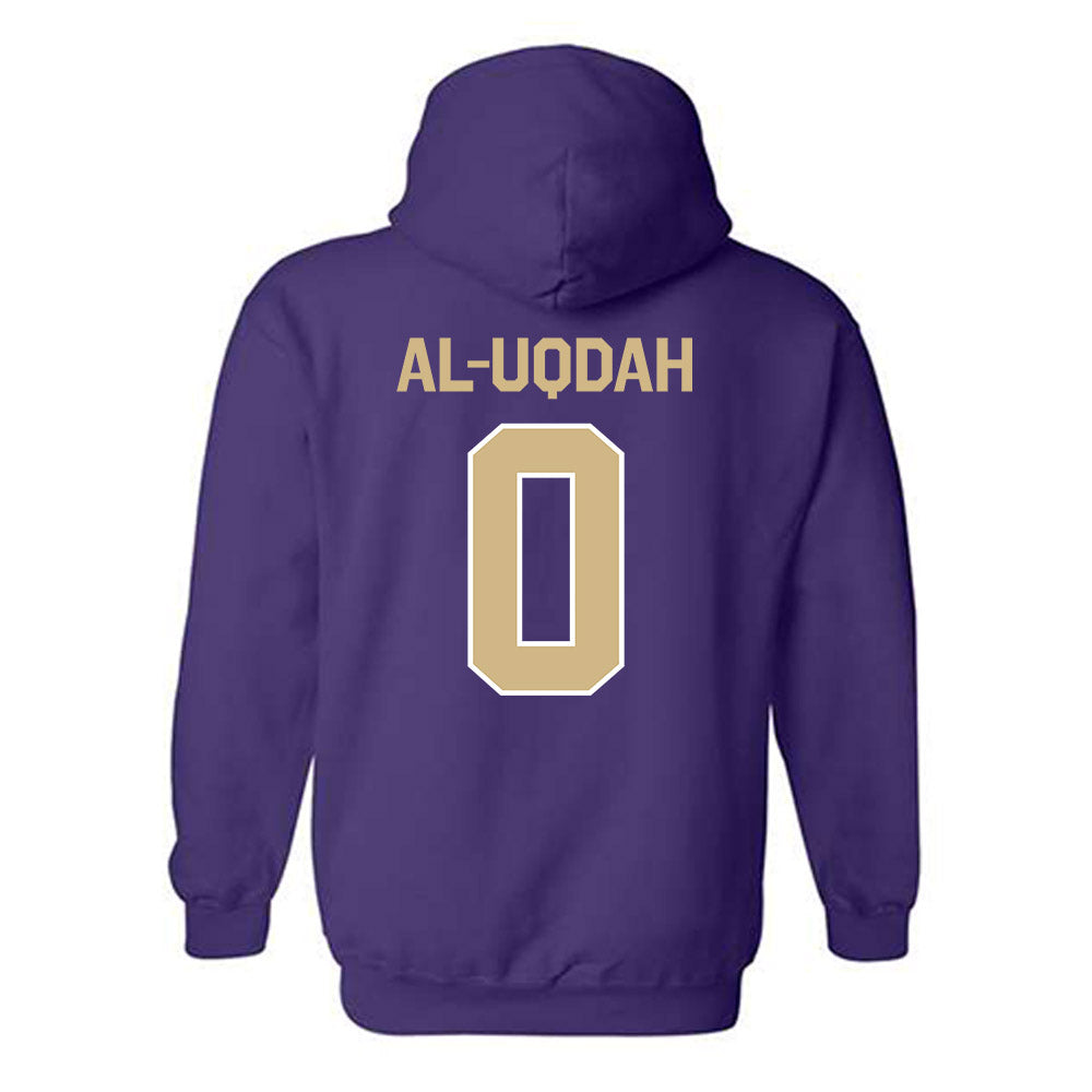 Washington - NCAA Football : Taariq Al-Uqdah - Classic Shersey Hooded Sweatshirt-1
