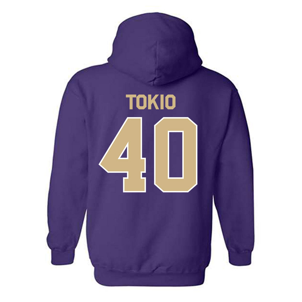 Washington - NCAA Football : Ezaya Tokio - Classic Shersey Hooded Sweatshirt-1