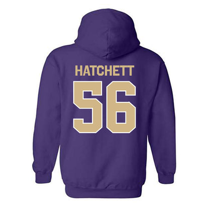 Washington - NCAA Football : Geirean Hatchett - Classic Shersey Hooded Sweatshirt-1