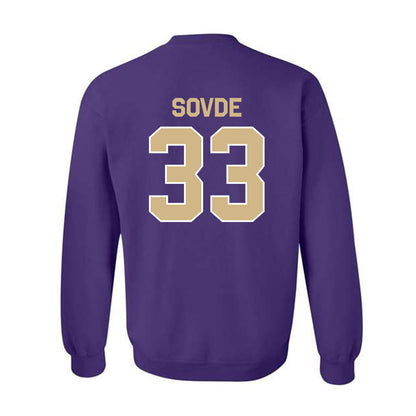 Washington - NCAA Men's Soccer : Chad Sovde - Classic Shersey Crewneck Sweatshirt-1