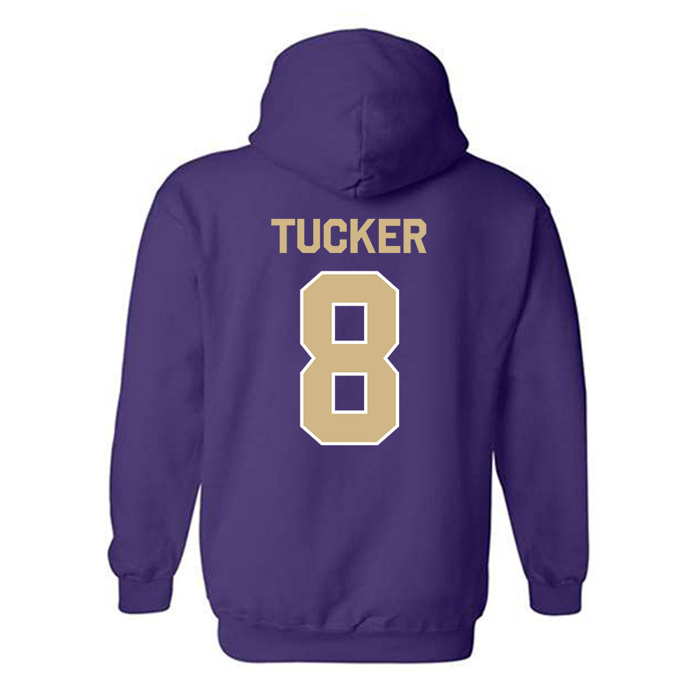 Washington - NCAA Men's Basketball : Bryson Tucker - Classic Shersey Hooded Sweatshirt-1