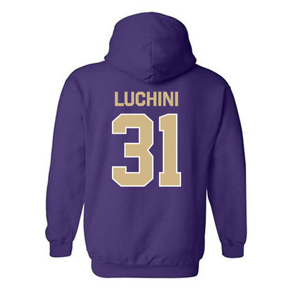Washington - NCAA Football : Luke Luchini - Classic Shersey Hooded Sweatshirt-1