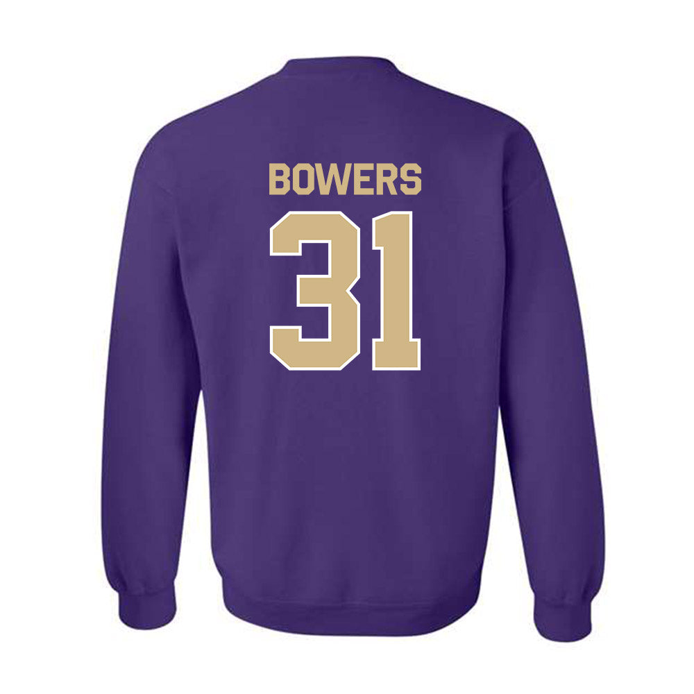 Washington - NCAA Men's Soccer : Brecken Bowers - Classic Shersey Crewneck Sweatshirt-1
