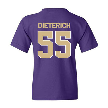 Washington - NCAA Football : Kolt Dieterich - Classic Shersey Youth T-Shirt-1
