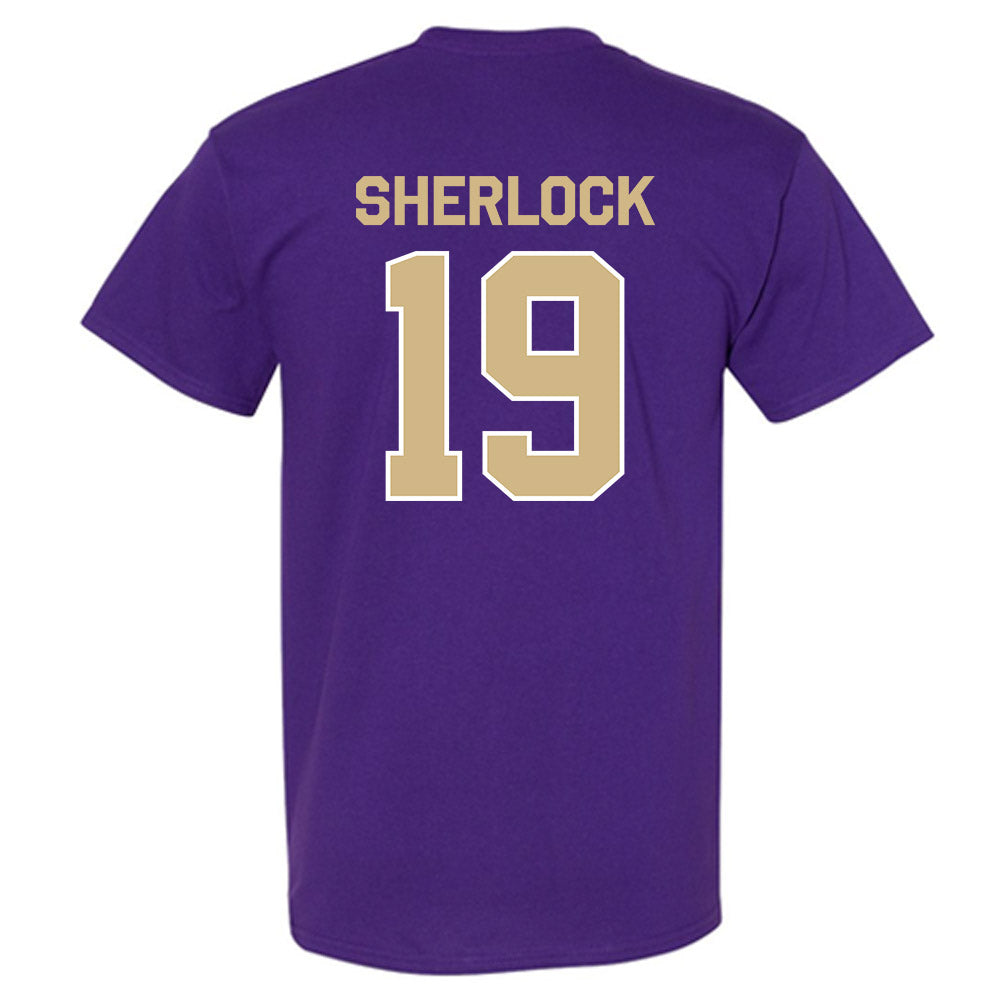 Washington - NCAA Men's Soccer : Mikey Sherlock - Classic Shersey T-Shirt-1