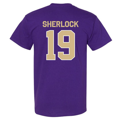 Washington - NCAA Men's Soccer : Mikey Sherlock - Classic Shersey T-Shirt-1