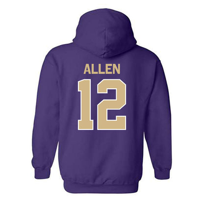 Washington - NCAA Beach Volleyball : Teila Allen - Classic Shersey Hooded Sweatshirt-1