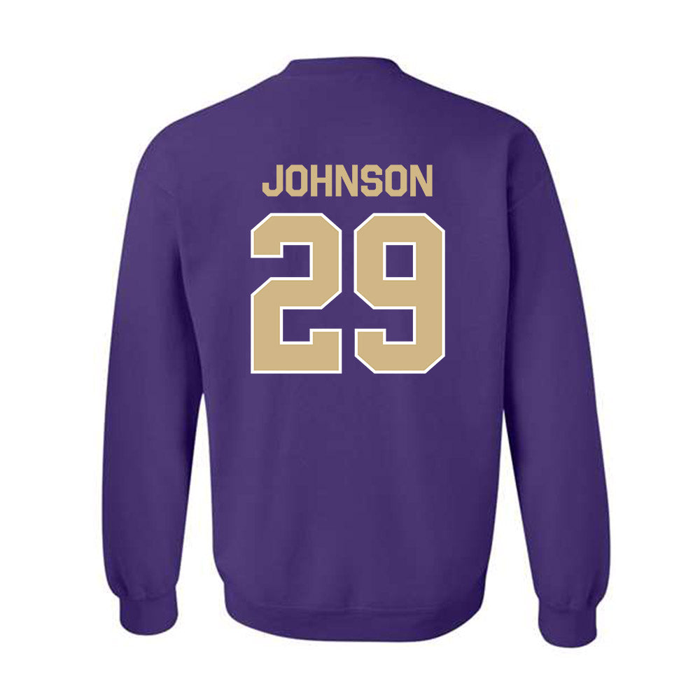 Washington - NCAA Baseball : Bryce Johnson - Classic Shersey Crewneck Sweatshirt-1