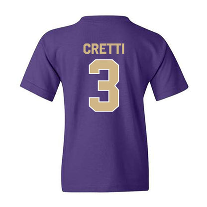 Washington - NCAA Baseball : Chase Cretti - Classic Shersey Youth T-Shirt-1