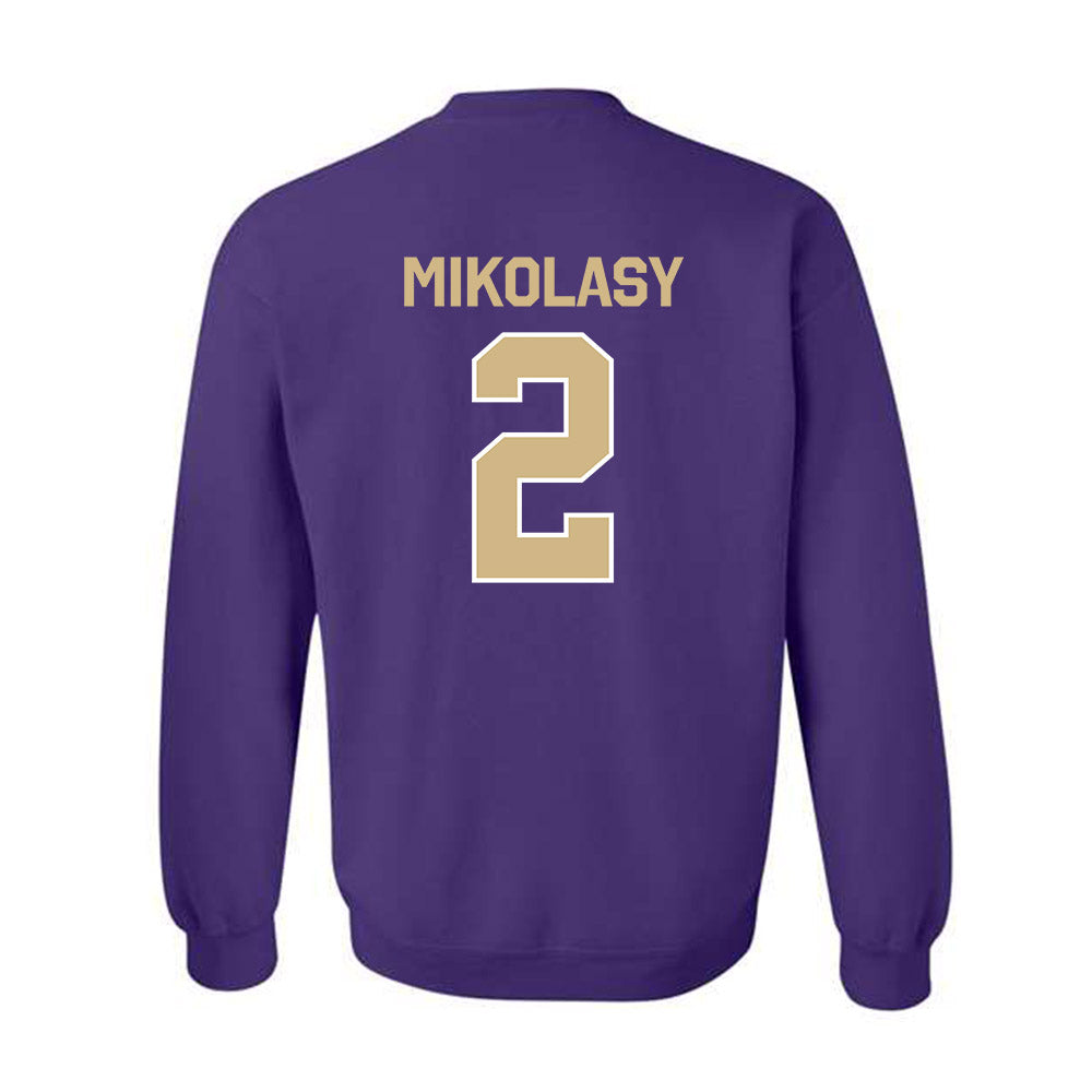 Washington - NCAA Men's Soccer : Harper Mikolasy - Classic Shersey Crewneck Sweatshirt-1
