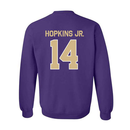 Washington - NCAA Football : Milton Hopkins Jr. - Classic Shersey Crewneck Sweatshirt-1